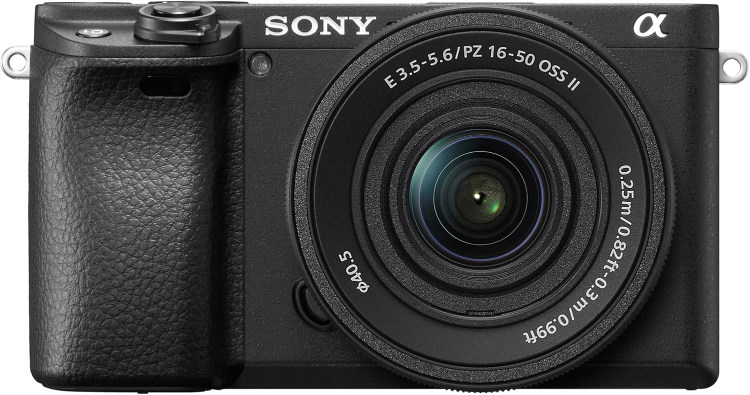 Sony Alpha 6400 System Camera (APS-C) with 16-50 mm Lens – 0.02s Auto Focus with Eye Detection, 4K Video, Foldable Display, Ideal for Vlogging, Photo & Travel