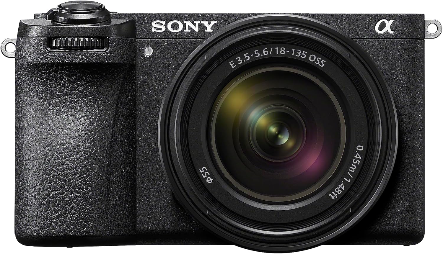 Sony Alpha 6700 System Camera (APS-C) with 18-135 mm Lens – AI Auto Focus, 5-Axis Stabilization, 4K 120p Video, Touchscreen, Versatile for Travel & Content