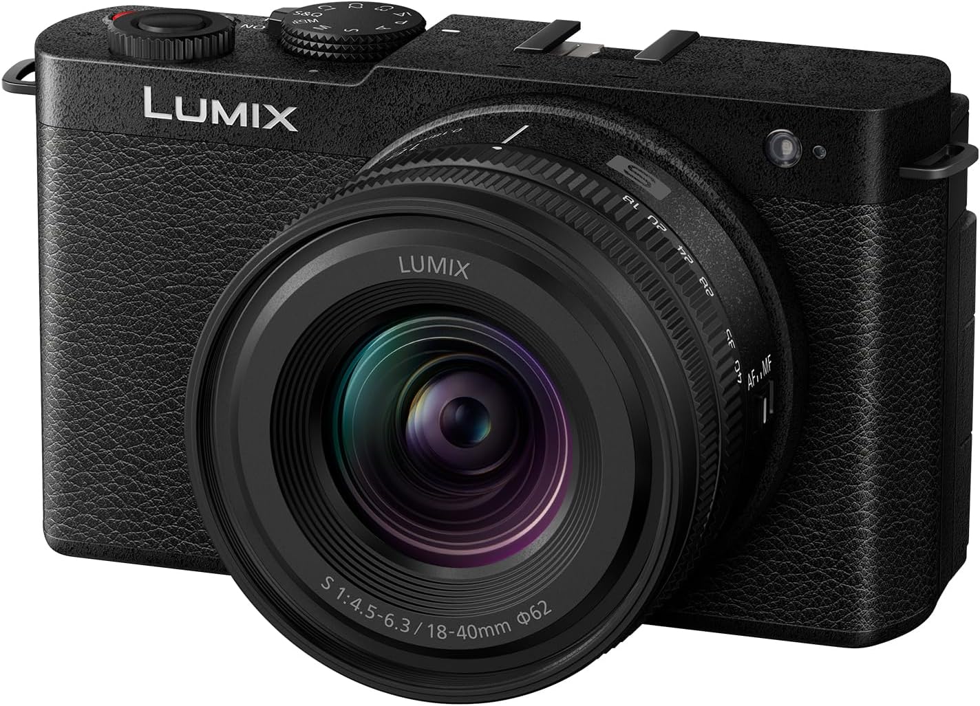 Panasonic Lumix DC-S9NE-K Mirrorless Full Frame Camera, Open Gate Vlogging 24.2MP, 6K/4K, 779 Point PDAF, Image Stabilization, LUT, 180° Flex Monitor, 5GHz Wi-Fi, Black, with Lens S-R1840E