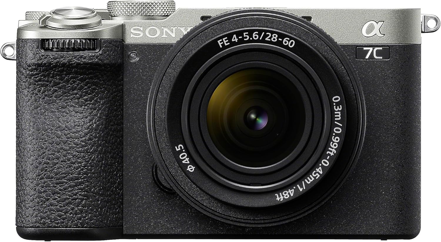 Sony Alpha 7C II Full Frame System Camera with 28-60mm Lens – 33MP, Real-time Auto Focus, 10Fps, 4K Video, Tilting Touchscreen, Compact & Lightweight (Silver/Black)