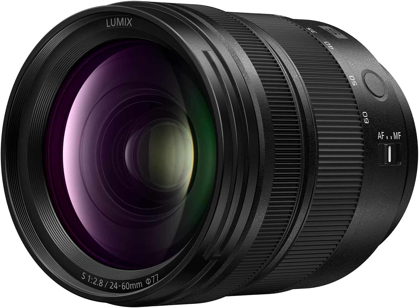 Panasonic LUMIX S 24-60 mm Lens, L-Mount, Continuous Aperture F2.8, Lens for Mirrorless Full Frame Camera, Black