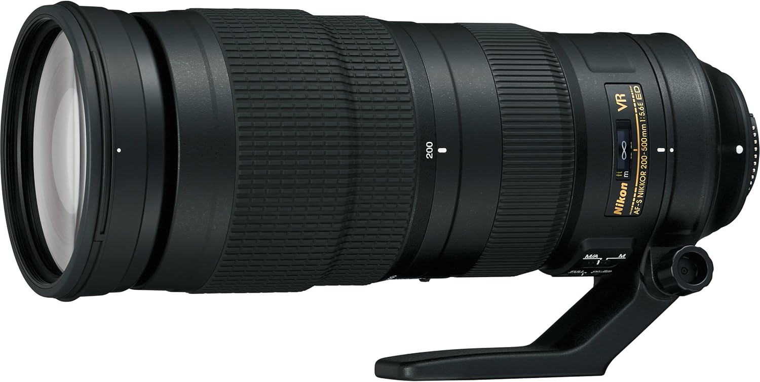 Nikon AF-S Nikkor ED VR 200-500 mm 1:5 6E (95 mm Filter Thread) Black