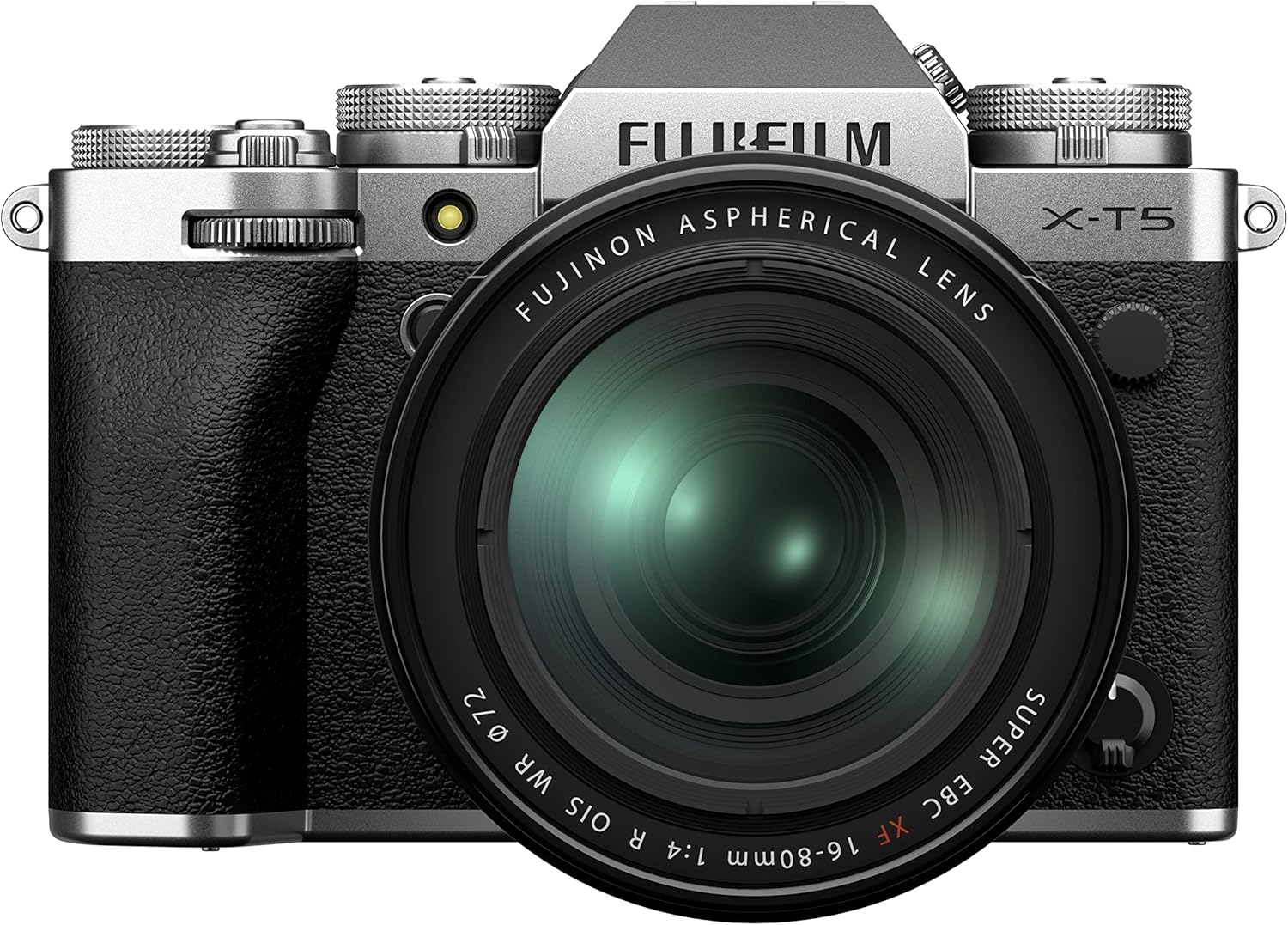 Fujifilm X-T5 Silver, Fujinon XF16-80mmF4 R OIS WR Lens Kit