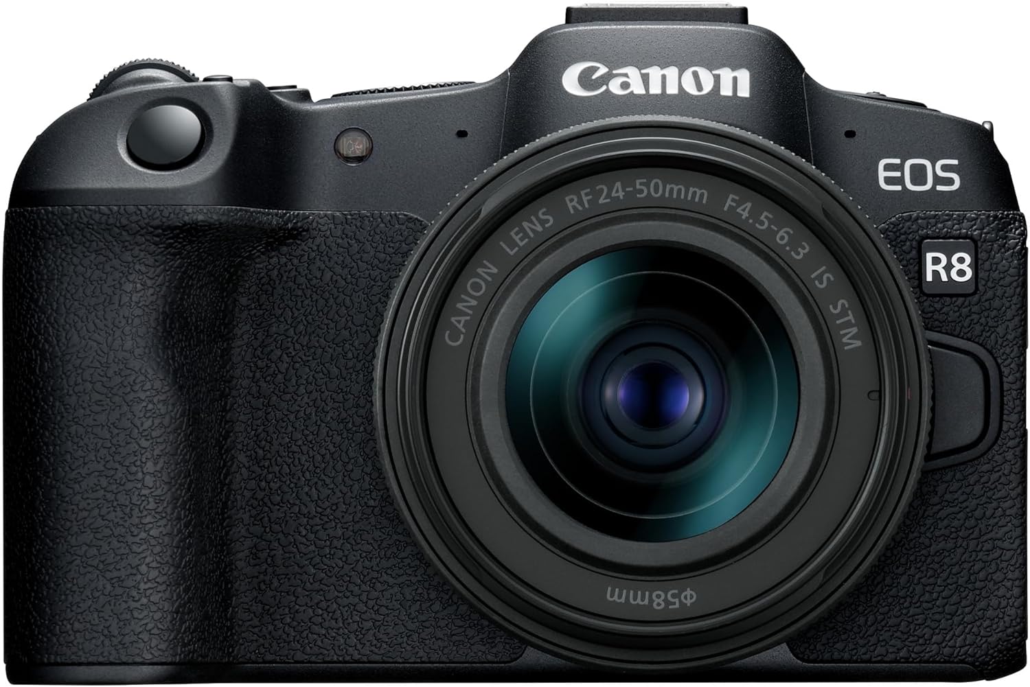 Canon EOS R8 + RF 24-50mm F4.5-6.3 – System Camera with 24.2MP, Dual Pixel AF II, Integrated Image Combination, LCD Touch Screen, UVC/UAC Compatible – Designed for Full Frame Creativity