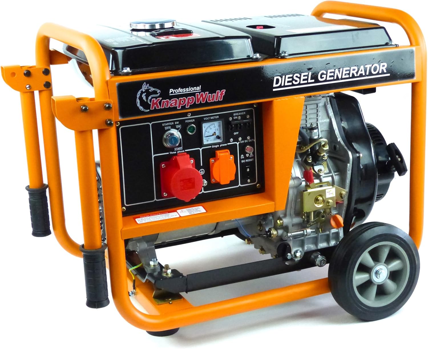 KnappWulf KW5500-3 Diesel Power Generator, 5000 Watt