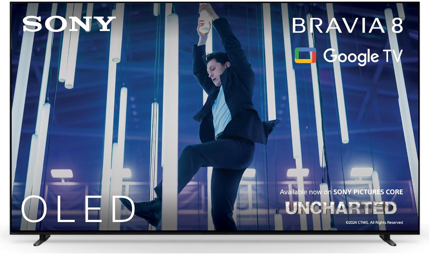 Sony BRAVIA 8 OLED 65 Inch 4K HDR Google Smart TV (2024) | Gaming Features,IMAX Enhanced, Dolby Vision Atmos, Chromecast, Apple AirPlay, 120Hz 65XR80 [Energy Class E]