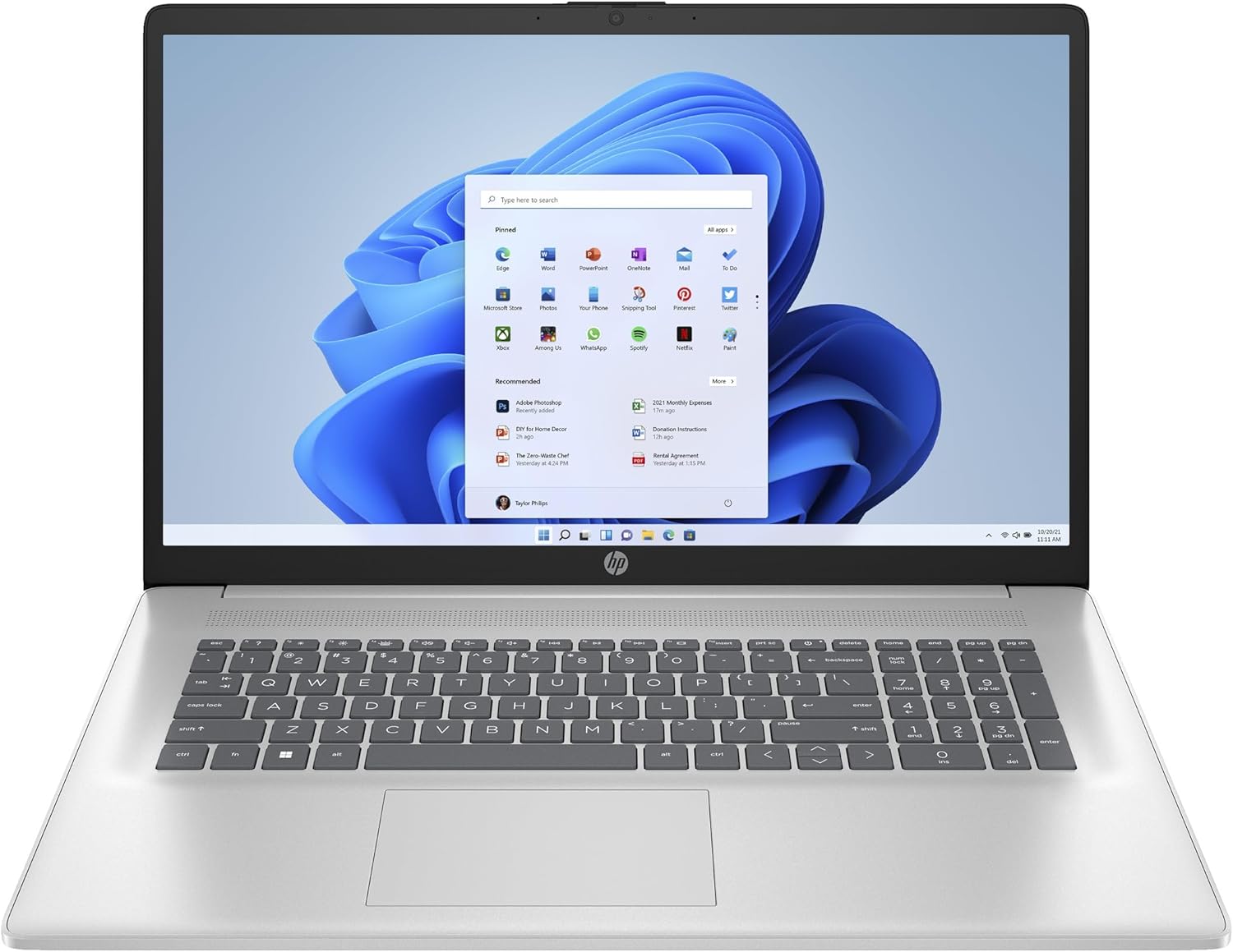 HP Silver – 17.3 inch FHD – AMD Ryzen 7 7730U – RAM 32GB – SSD 2000GB – Windows 11 Pro