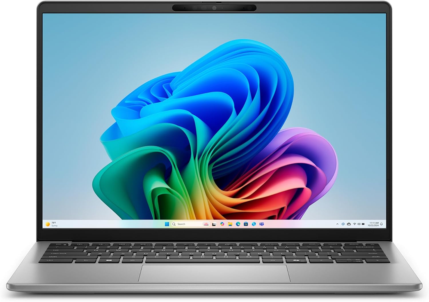 Dell Inspiron 14 (5441) Copilot+ PC Laptop 14 Inch FHD+ Display 60 Hz, Qualcomm Snapdragon X Plus, 16GB RAM, 512GB SSD, Qualcomm Adreno, Windows 11 Home, German QWERTZ Backlit AI Keyboard, Titanium