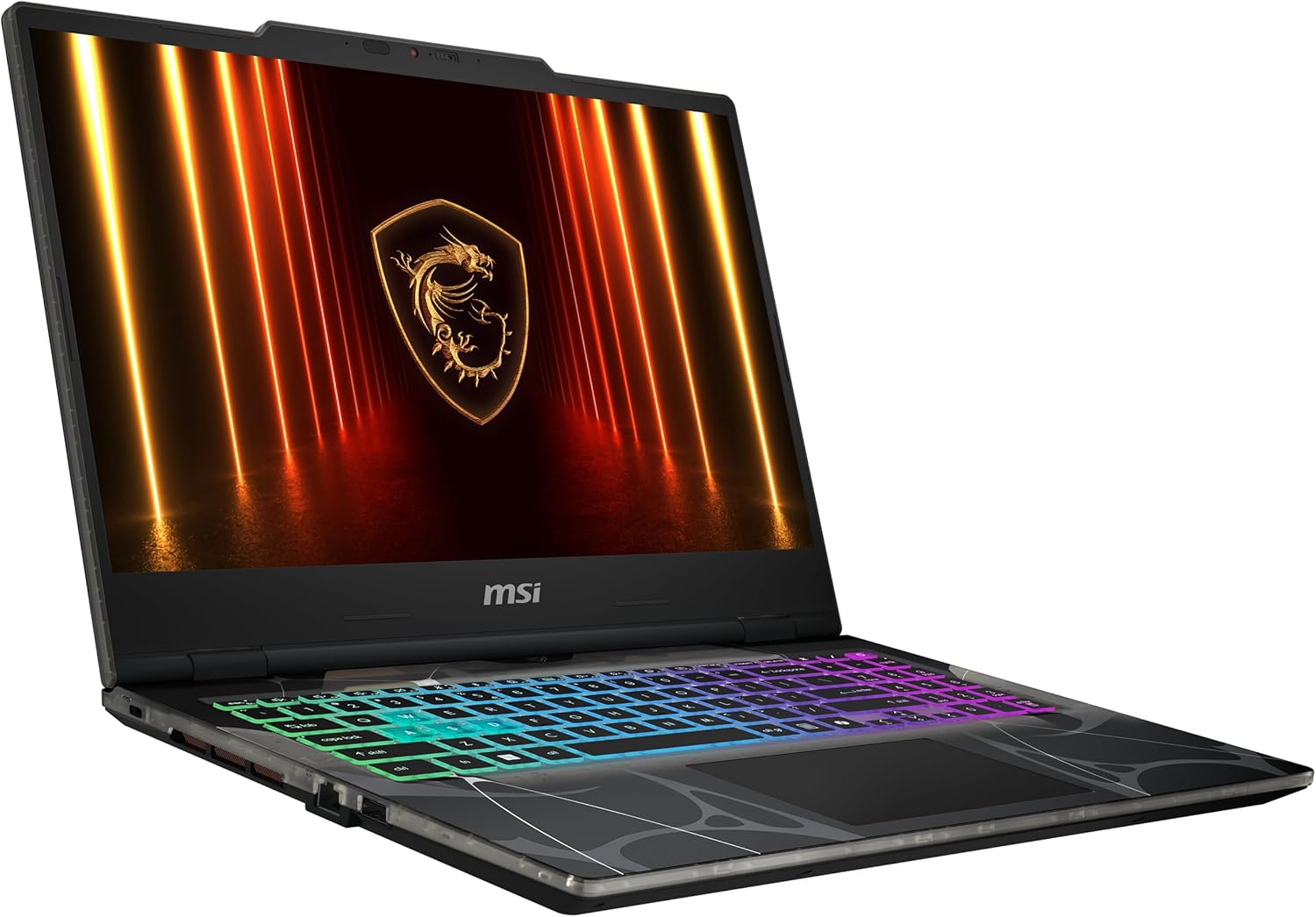 MSI Cyborg 15 Gaming Laptop, 15.6 Inch Full HD 144Hz Display, Intel Core 7 240H, NVIDIA GeForce RTX 5060, 16GB DDR5, 1TB SSD, Windows 11 Home, QWERTZ Keyboard, Black, B2RWFKG-068