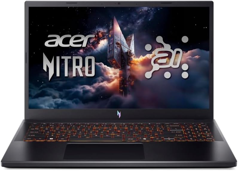 Acer Nitro V15 (ANV15-52-70MY) Gaming Laptop | FHD IPS 165Hz Display | Intel Core i7-13620H | 16 GB RAM | 1 TB SSD | NVIDIA GeForce RTX 5060 | Windows 11 | QWERTZ Keyboard