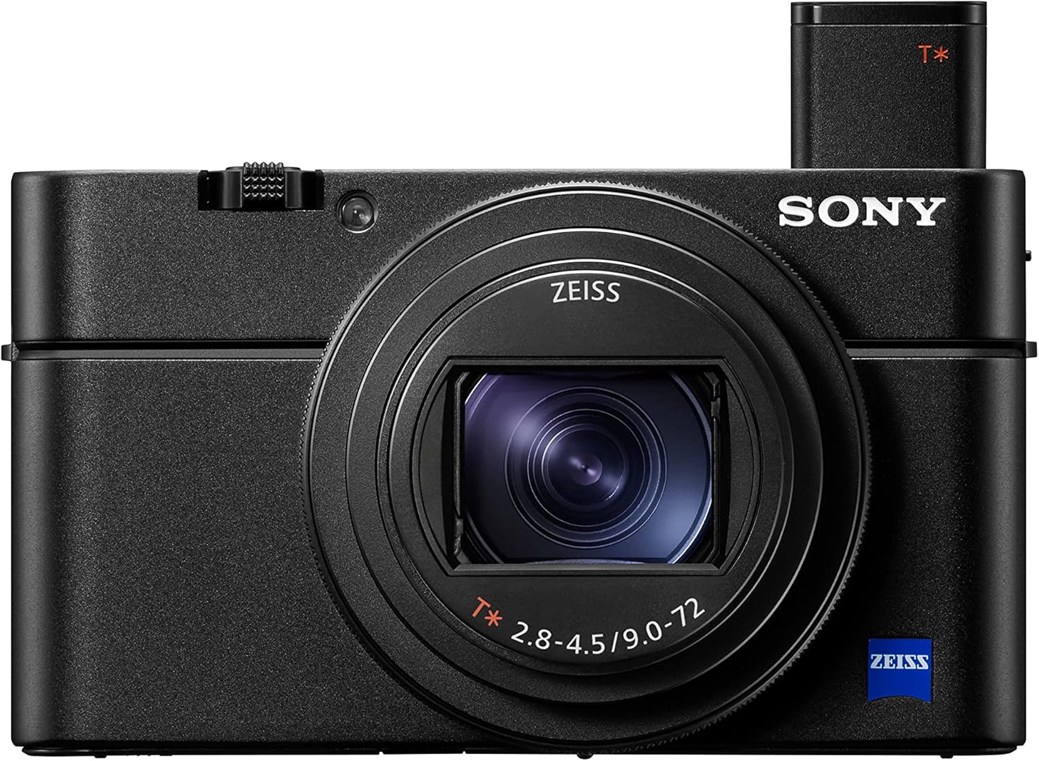 Sony RX100 VII Compact Camera (Premium 1 Inch Sensor, 4K Video, 24-200 mm F2.8-4.5 ZEISS Zoom Lens, Eye Auto Focus for Humans & Animals, Tilting Display – Ideal for Travel, Vlogs & Action Shooting)