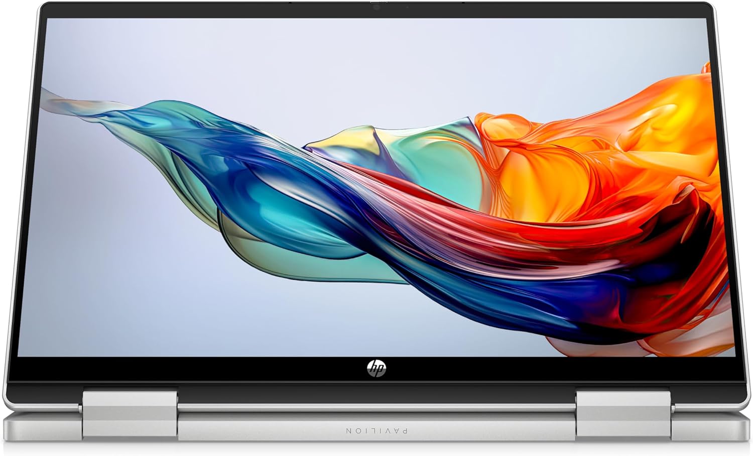 HP Pavilion x360 2-in-1 Convertible Laptop | Intel Core i7-1355U | 14 Inch FDH Touchscreen | 16 GB DDR4 RAM | 512 GB SSD | Intel Iris Xe | Windows 11 Home | QWERTZ | Natural Silver