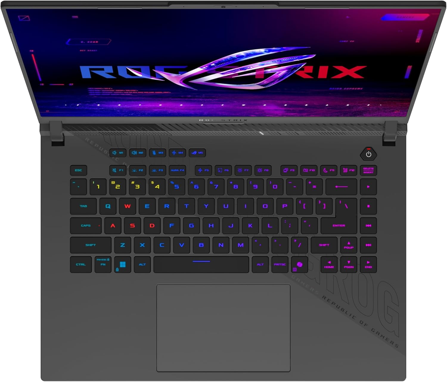 ASUS ROG Strix G16 G614FM Laptop | 16 Inch WUXGA 165Hz/3ms 16:9 IPS Display | AMD Ryzen 9 9955HX | 16GB RAM | 1TB SSD | NVIDIA RTX 5060 | Win11 Home | QWERTZ | Eclipse Grey | 3 Months GamePass